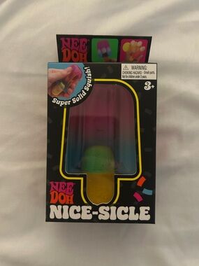 NeeDoh Nice-Sicle Rainbow Super Solid Squish Toy - Multicolor